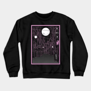 Tokyo City Nights Crewneck Sweatshirt